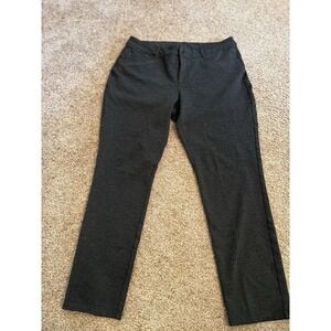 Classic Charcoal Gray Straight Leg Dress Pants‎ Professional Work Trousers